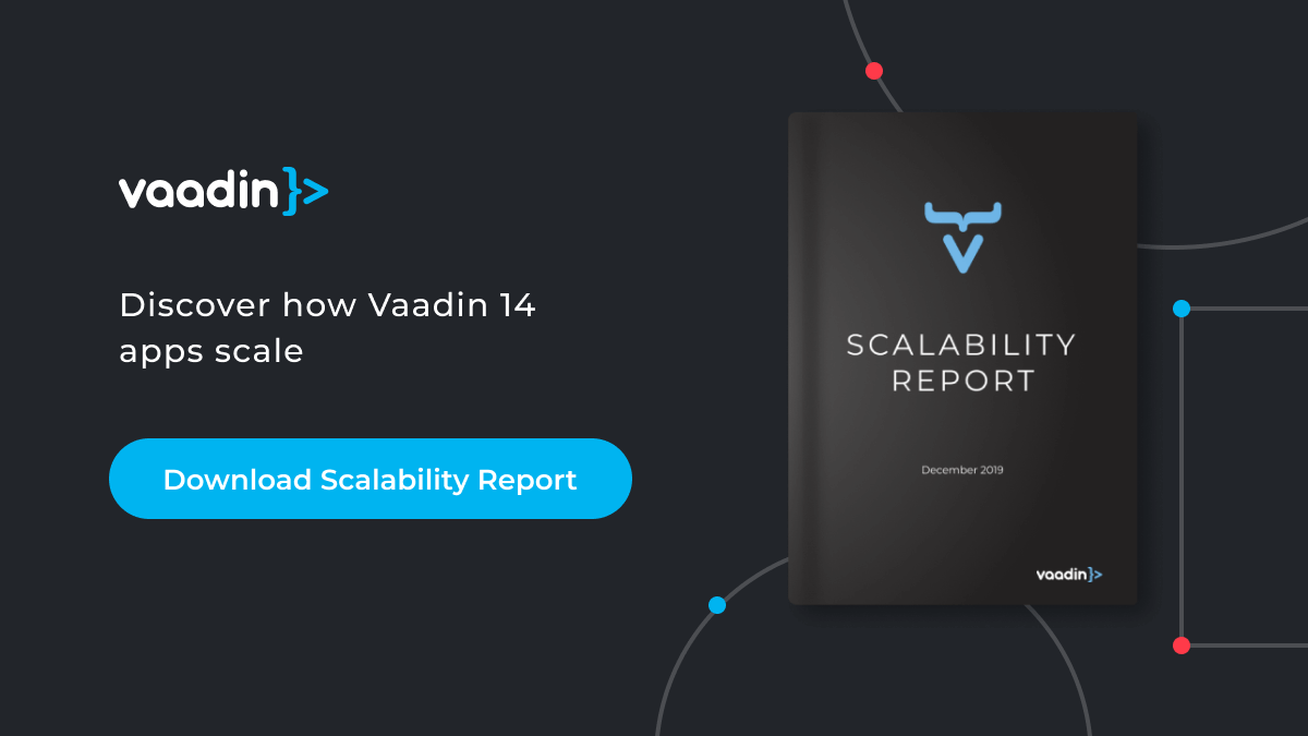 Vaadin 14 Scalability Report - Email banner